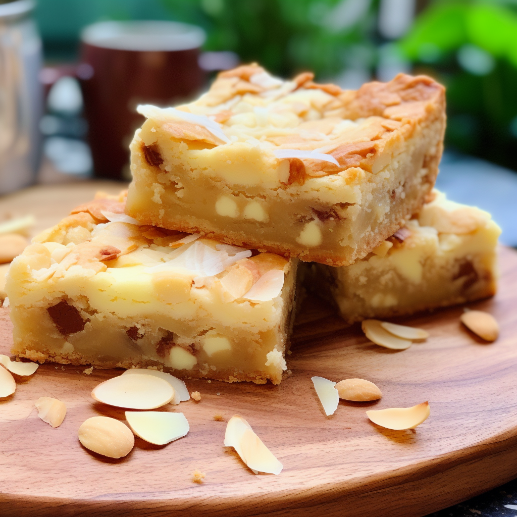 Delicious Macadamia Dream Bar Slice Recipe