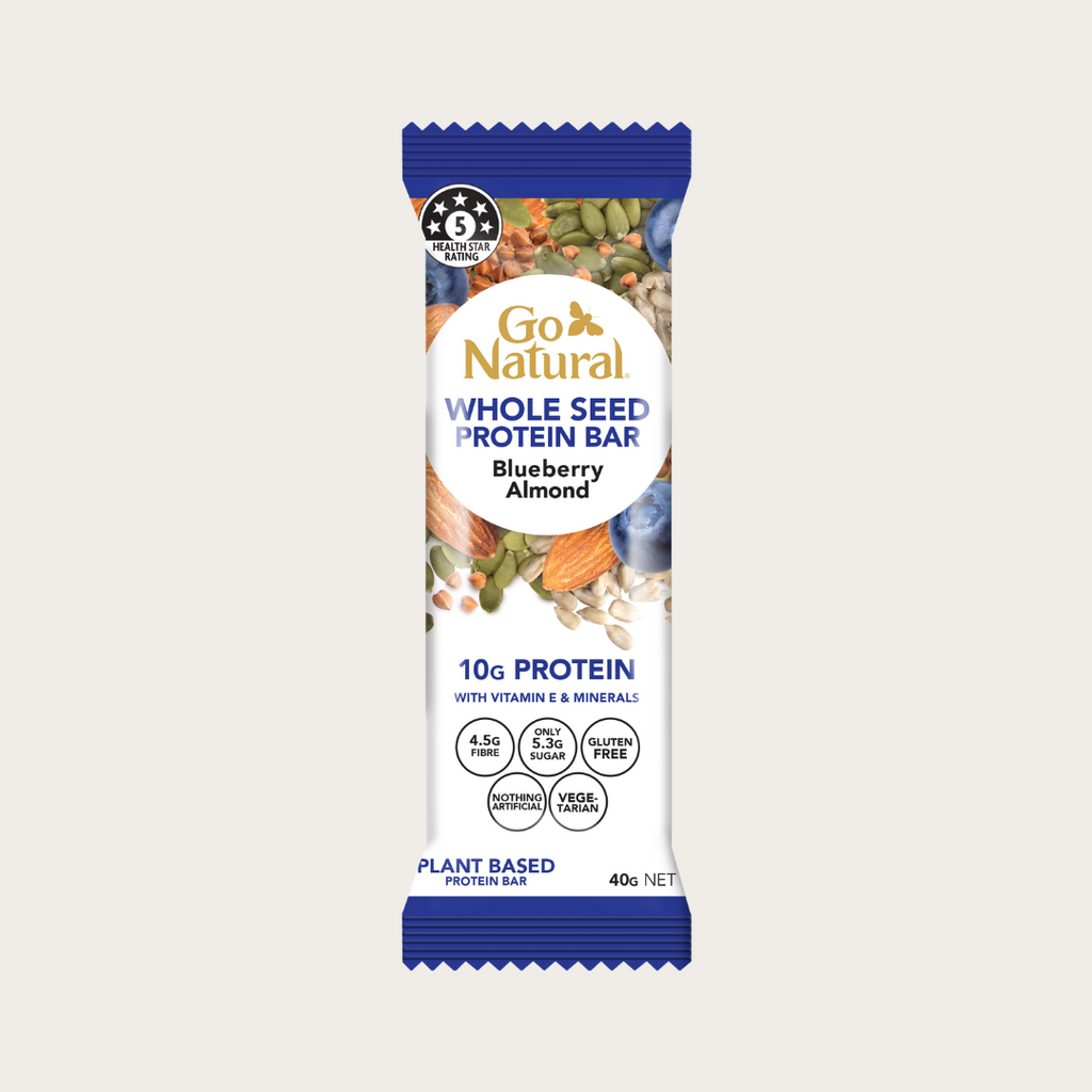 WHOLE SEED PROTEIN BAR BLUEBERRY ALMOND 16 x 40g